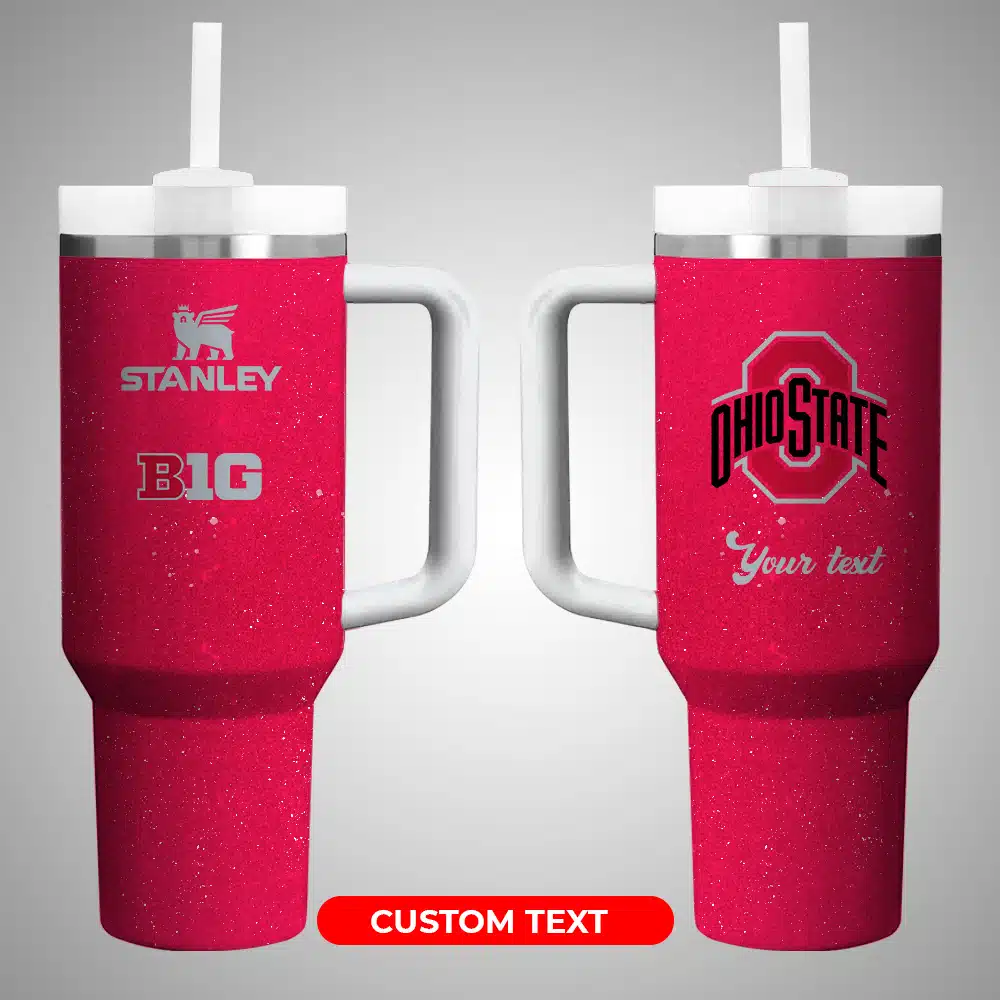 Ohio State BuckeyesÂ NCAA Custom Stanley Cup 40 oz 30 oz Tumbler With HandleTVC2301222