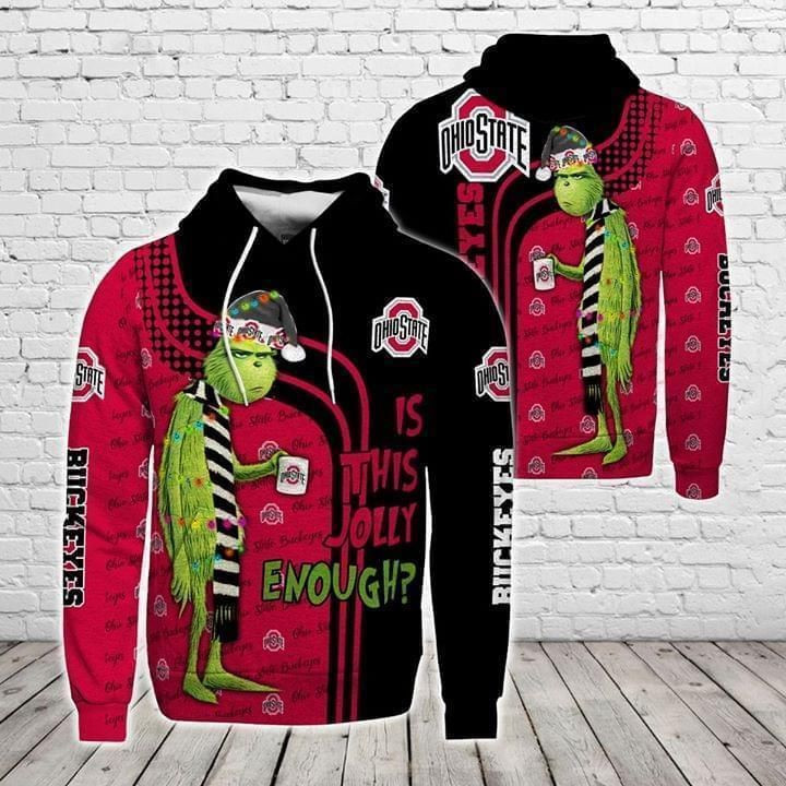 Ohio State Buckeyes 3D All Over Print Hoodie, Zip Hoodie