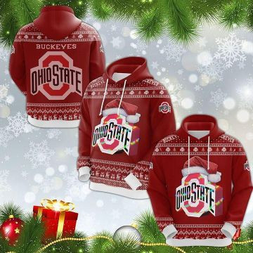 Ohio State Buckeyes 3D All Over Print Hoodie, Zip Hoodie