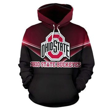 Ohio State Buckeyes 3D All Over Print Hoodie, Zip Hoodie