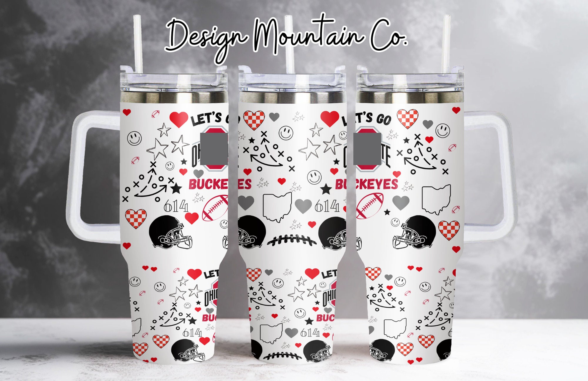 Ohio State Buckeyes football NCAA Custom Stanley Cup 40 oz 30 oz Tumbler With HandleTVC2301914