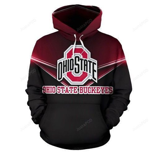 Ohio State Buckeyes Ncaa 3D All Over Print Hoodie, Zip Hoodie