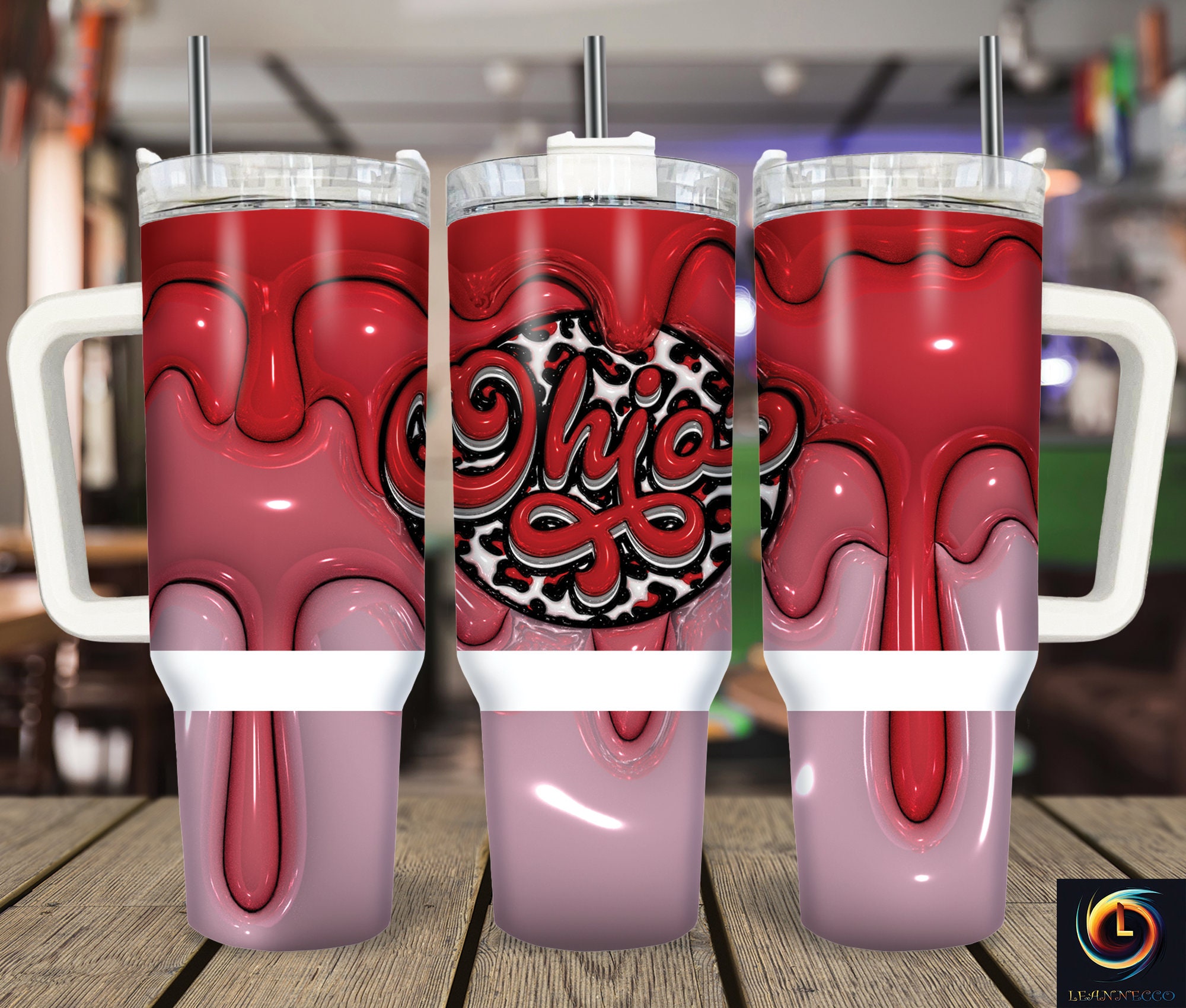 Ohio State Buckeyes NCAA Custom Stanley Cup 40 oz 30 oz Tumbler With HandleTVC230100