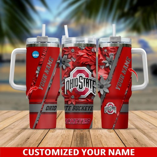 Ohio State Buckeyes NCAA Custom Stanley Cup 40 oz 30 oz Tumbler With HandleTVC230108 - Image 3
