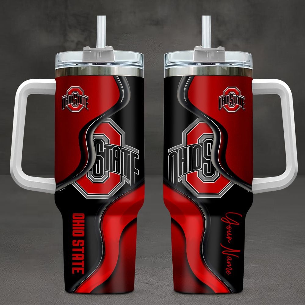 Ohio State Buckeyes NCAA Custom Stanley Cup 40 oz 30 oz Tumbler With HandleTVC2301106