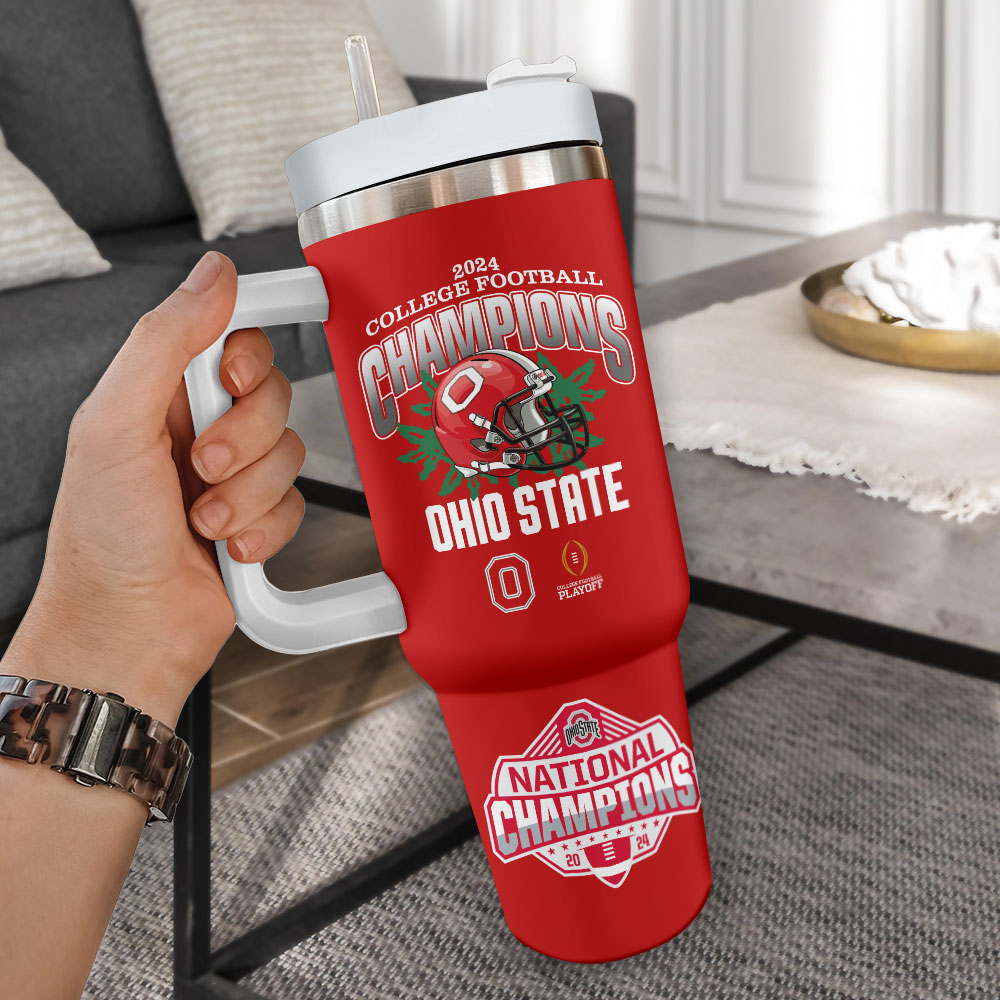 Ohio State Buckeyes NCAA Custom Stanley Cup 40 oz 30 oz Tumbler With HandleTVC2301245 - Image 2