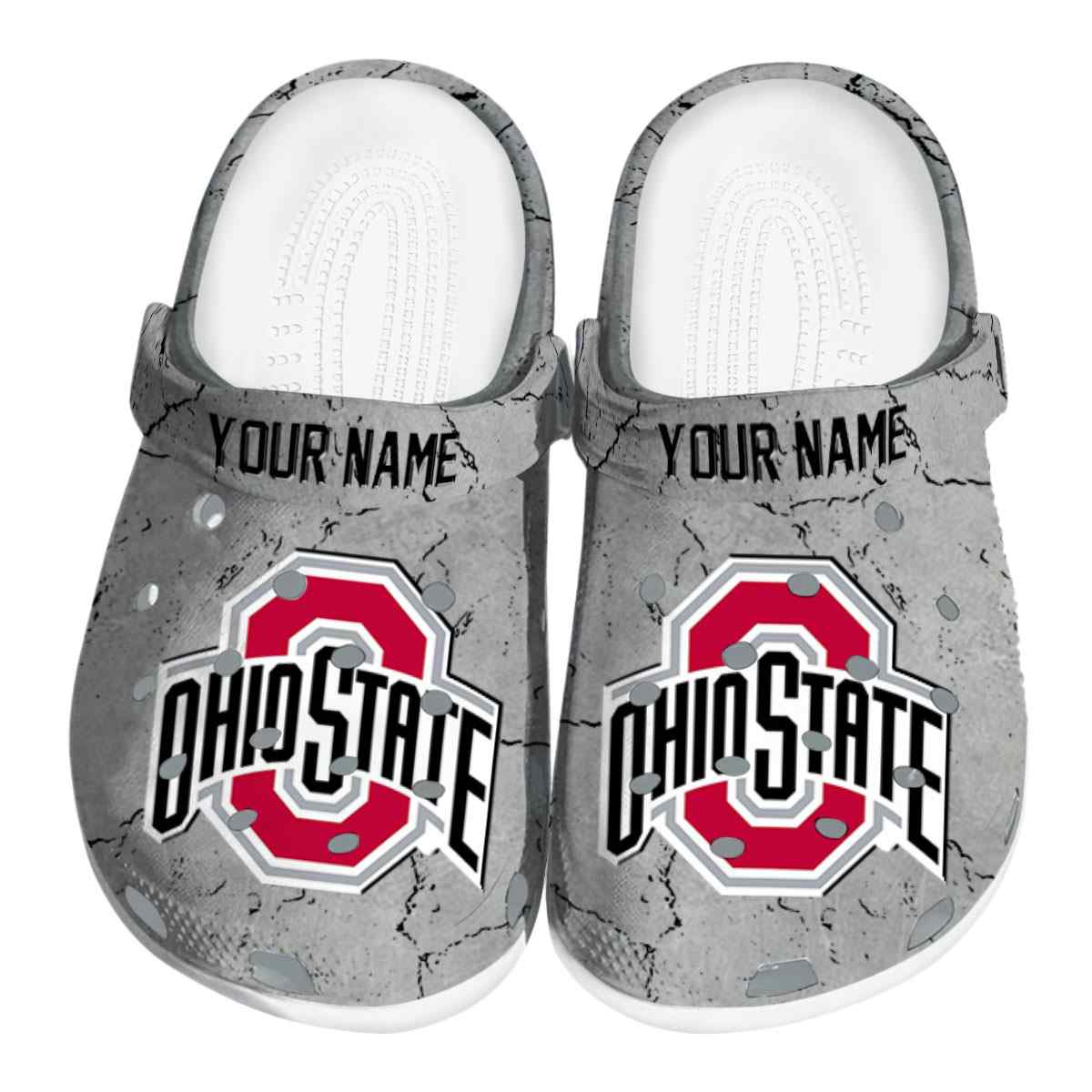 Ohio State Buckeyes NCAA Sport Crocs Crocband Clogs Shoes Comfortable For Men Women and Kids