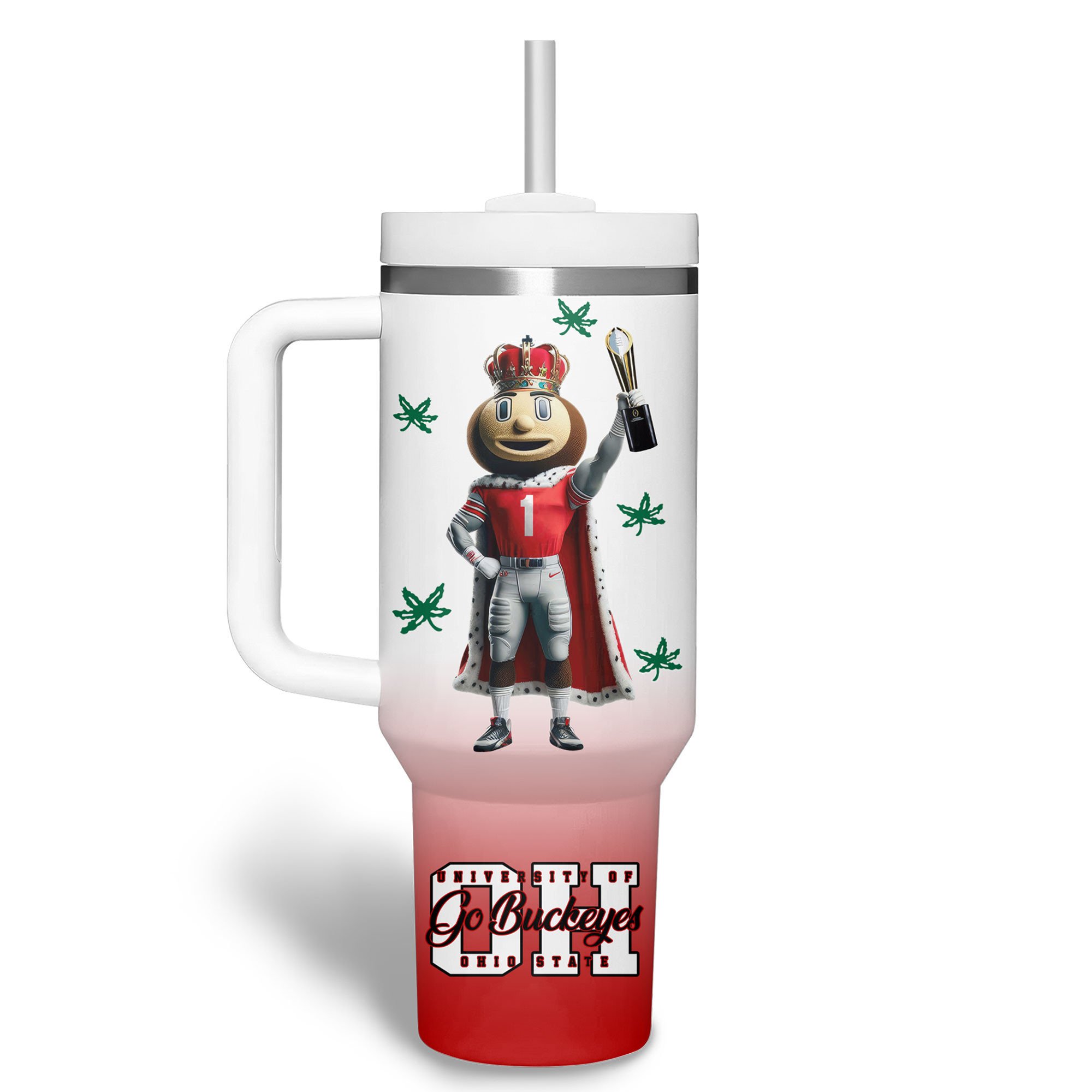 Ohio State Buckeyes NCAA Sports Custom Stanley Cup 40 oz 30 oz Tumbler With HandleTVC2301315 - Image 2