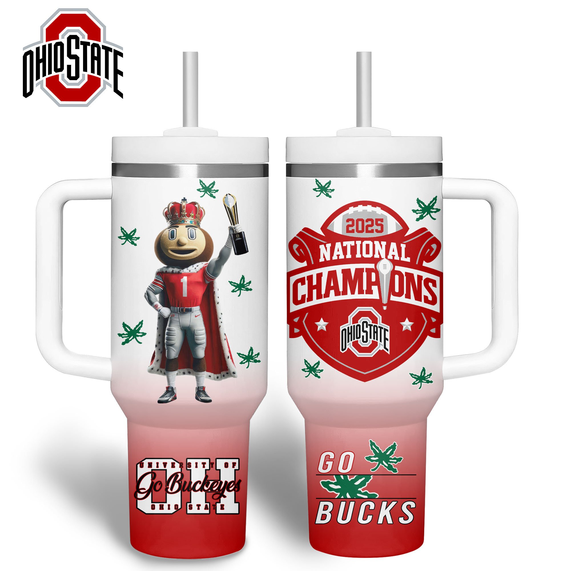Ohio State Buckeyes NCAA Sports Custom Stanley Cup 40 oz 30 oz Tumbler With HandleTVC2301315