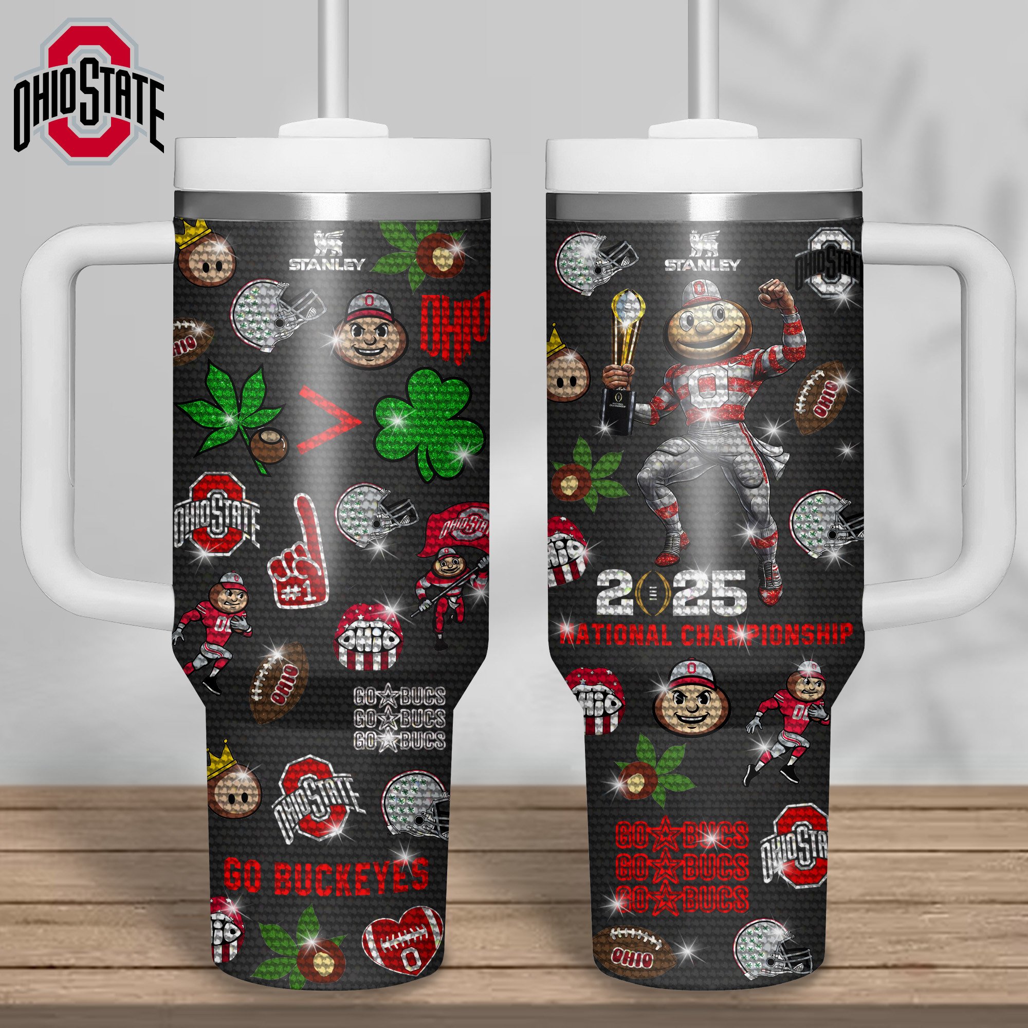 Ohio State Buckeyes NCAA Sports Custom Stanley Cup 40 oz 30 oz Tumbler With HandleTVC2301315