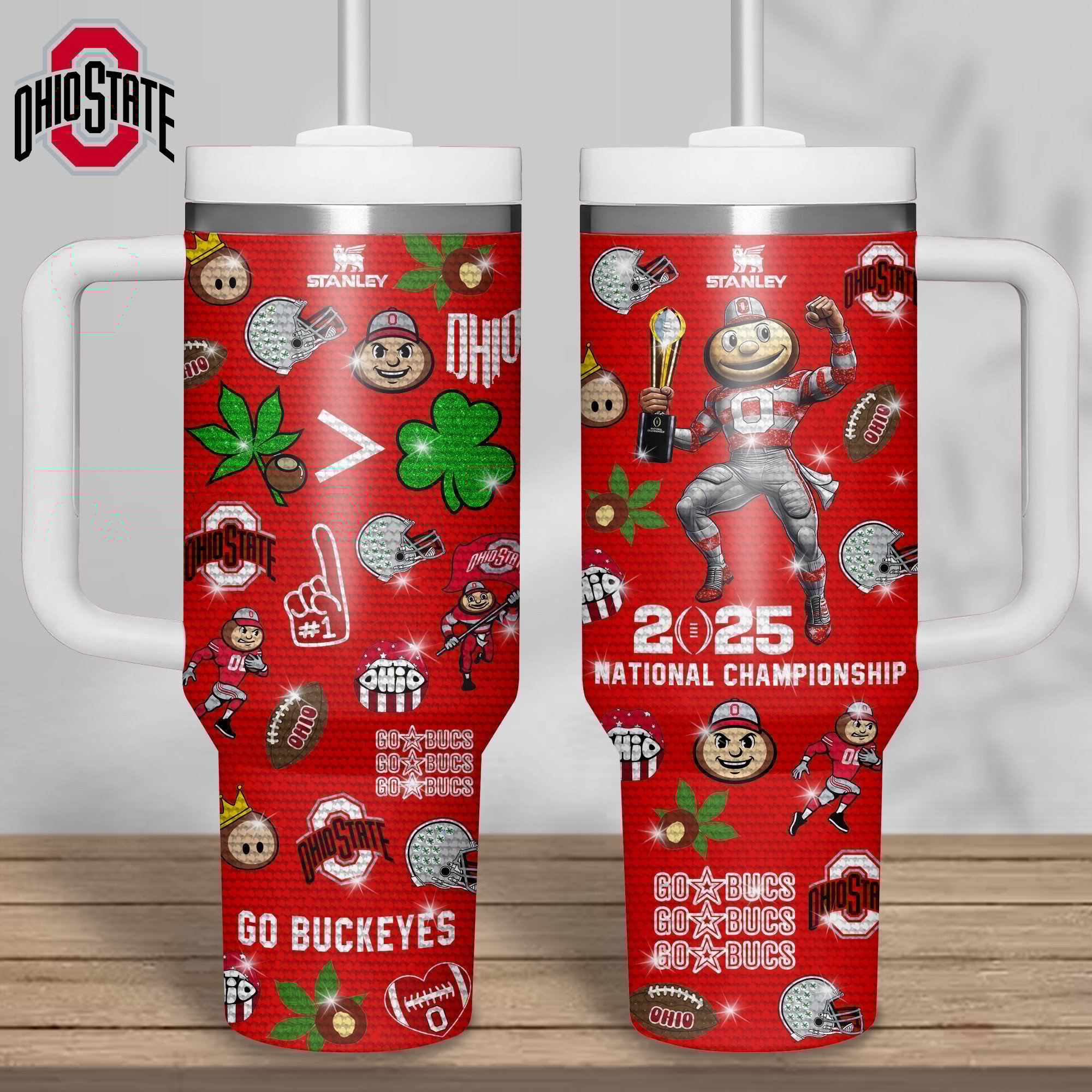 Ohio State Buckeyes NCAA Sports Custom Stanley Cup 40 oz 30 oz Tumbler With HandleTVC2301316