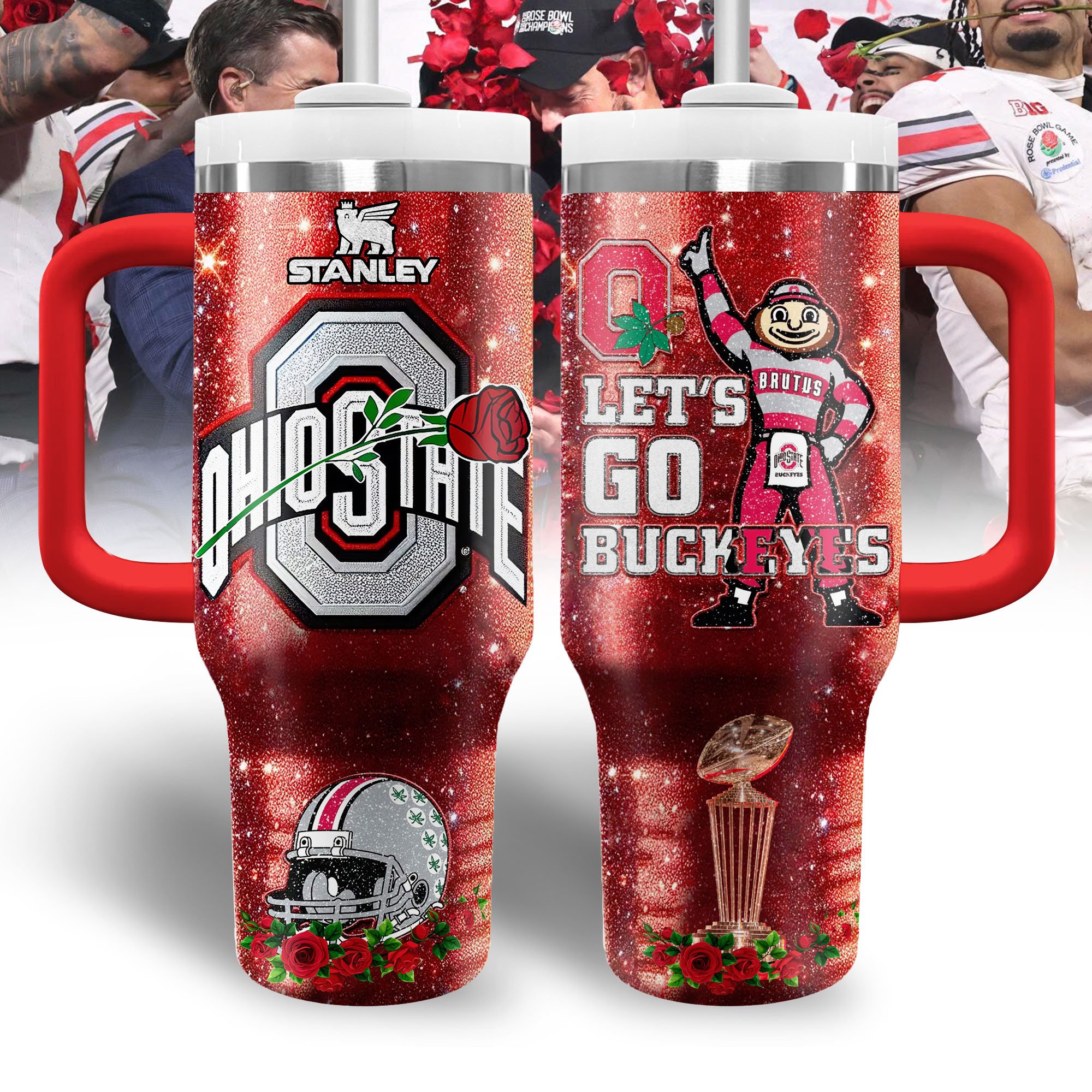 Ohio State Buckeyes NCAA Sports Custom Stanley Cup 40 oz 30 oz Tumbler With HandleTVC2301329