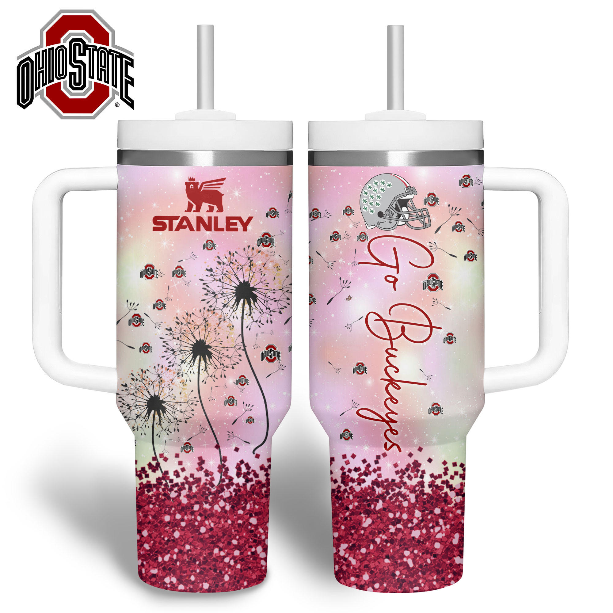 Ohio State Buckeyes NCAA Sports Custom Stanley Cup 40 oz 30 oz Tumbler With HandleTVC2301340