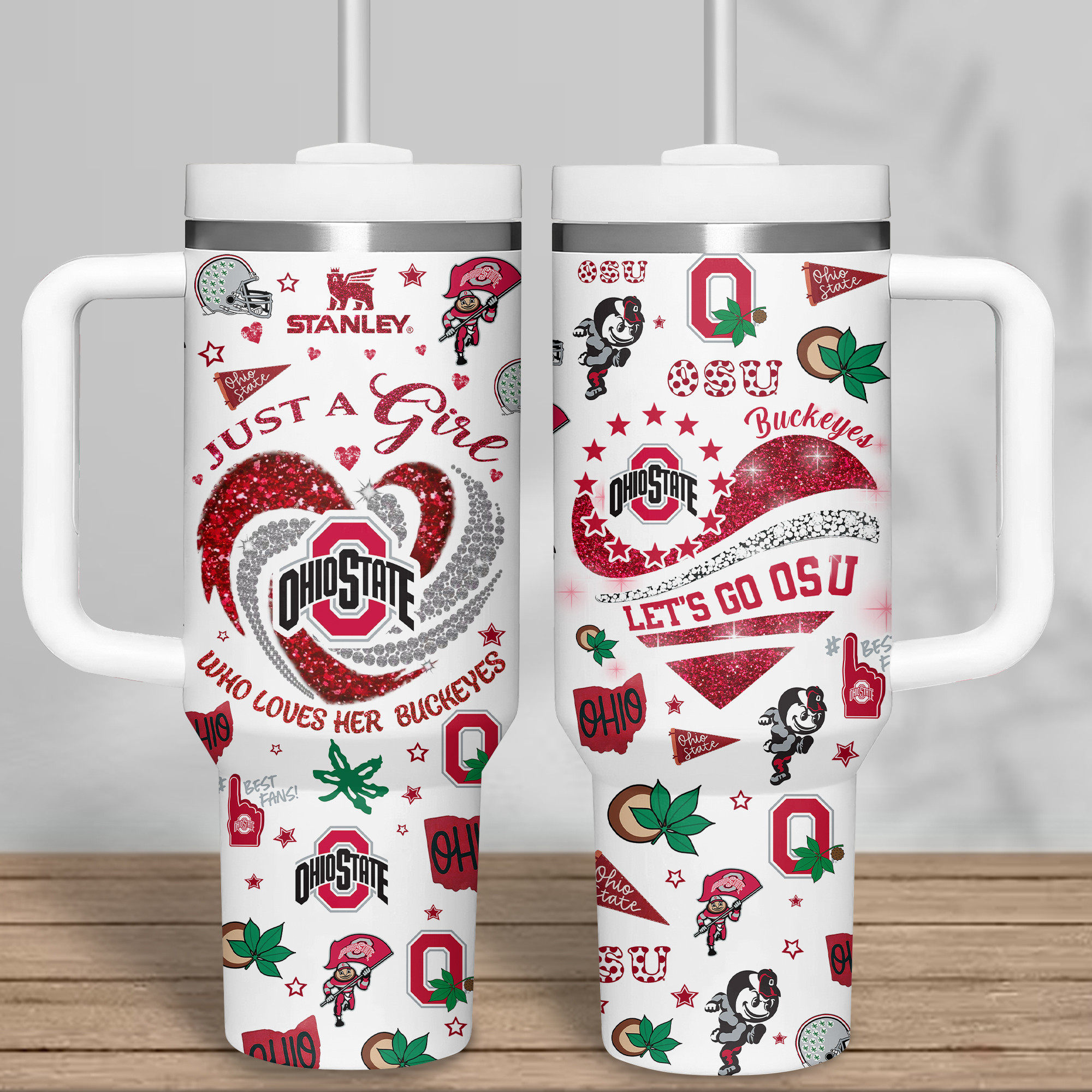 Ohio State Buckeyes NCAA Sports Custom Stanley Cup 40 oz 30 oz Tumbler With HandleTVC2301344 - Image 5