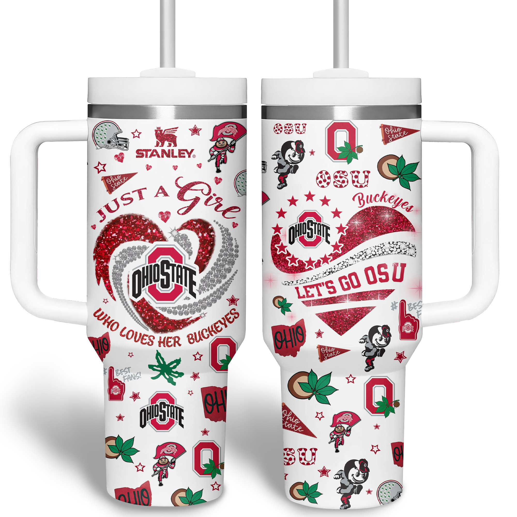 Ohio State Buckeyes NCAA Sports Custom Stanley Cup 40 oz 30 oz Tumbler With HandleTVC2301344 - Image 6