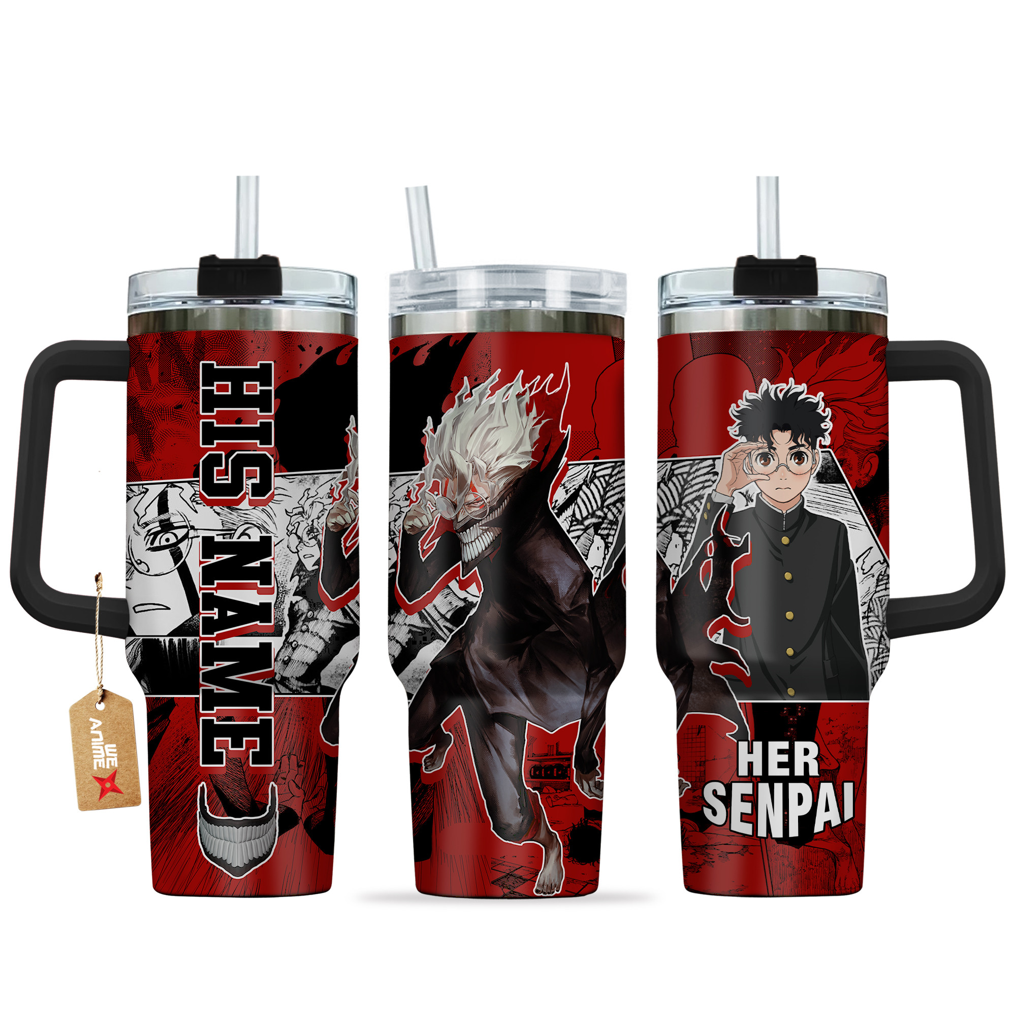 Okarun Turbo Dandadan Anime Custom Stanley Cup 40 oz 30 oz Tumbler With HandleTVC2301135