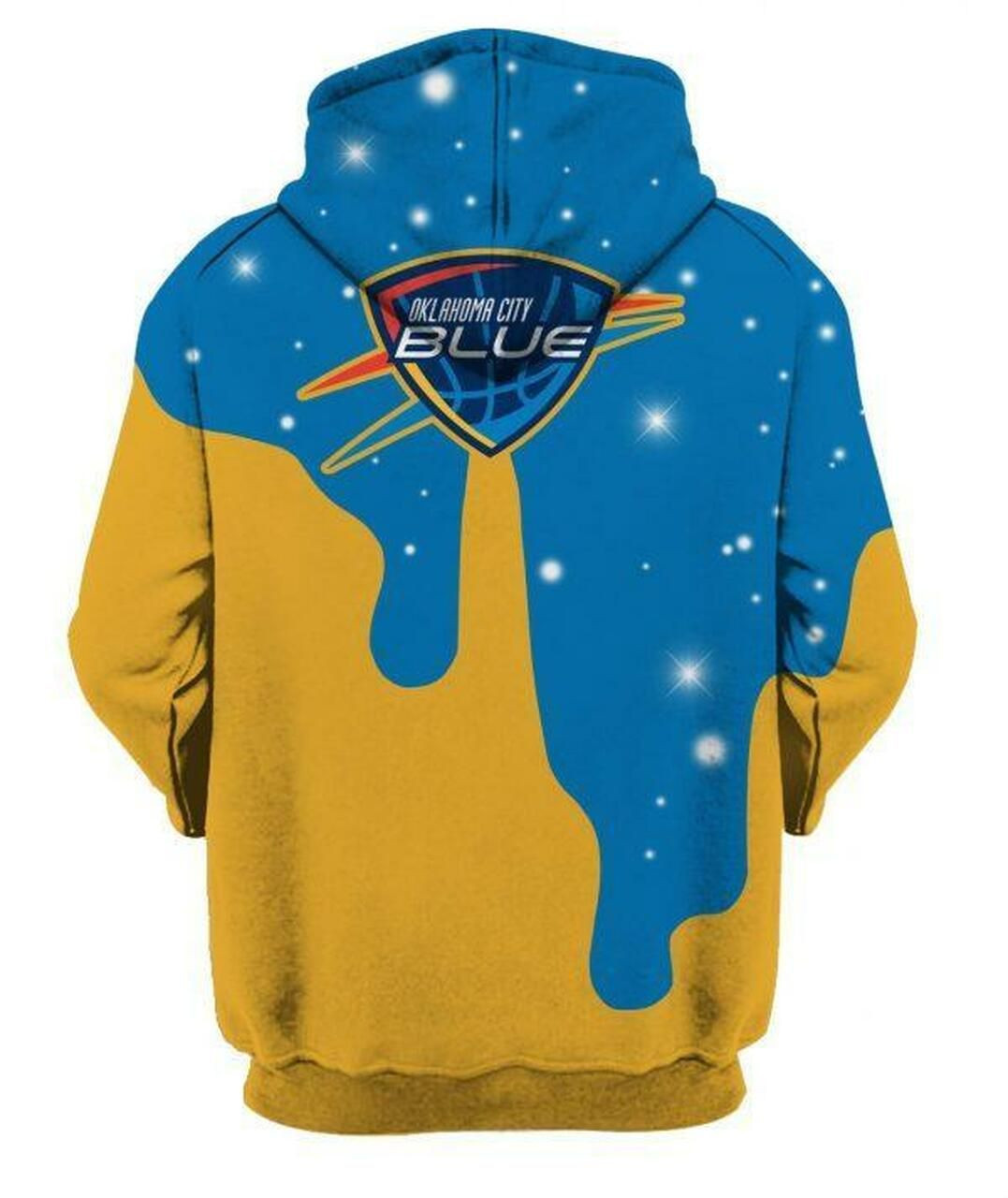 Oklahoma City Blue Nba Basketball 3D All Over Print Hoodie, Zip Hoodie