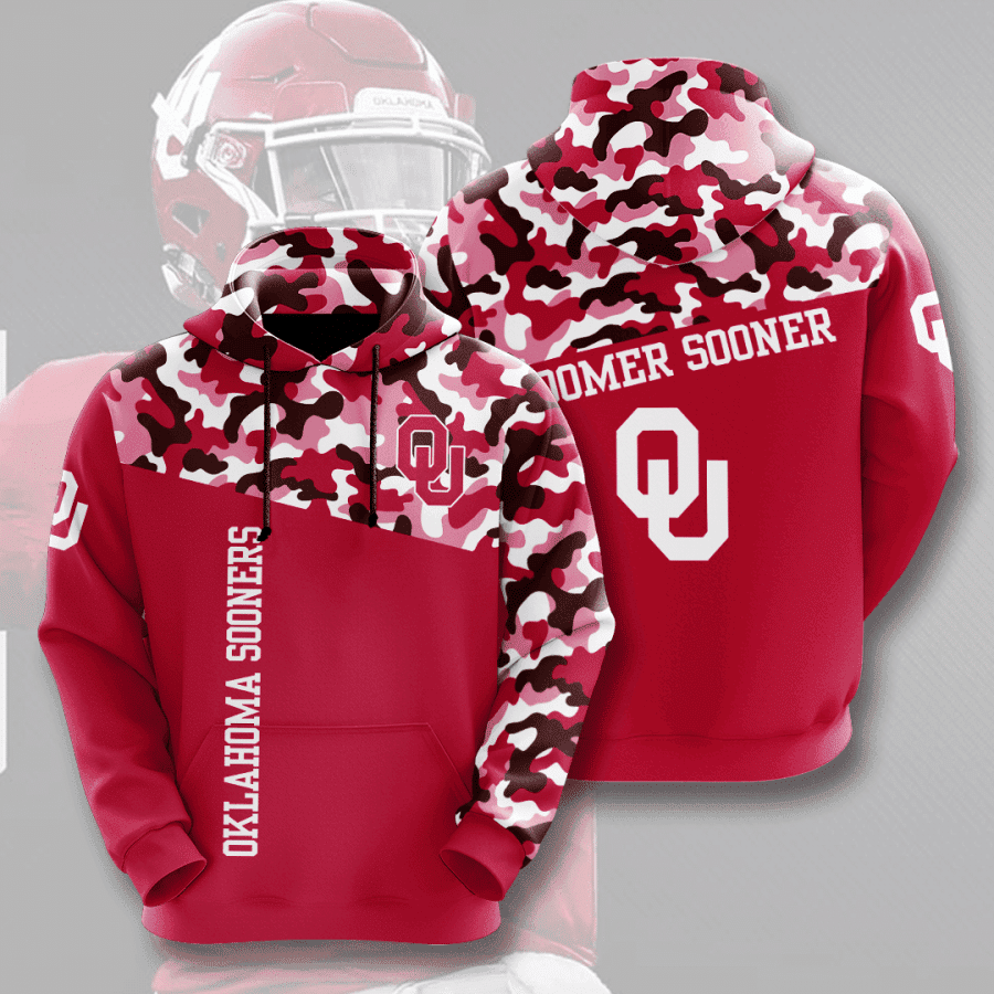 Oklahoma Sooners 3D All Over Print Hoodie, Zip Hoodie
