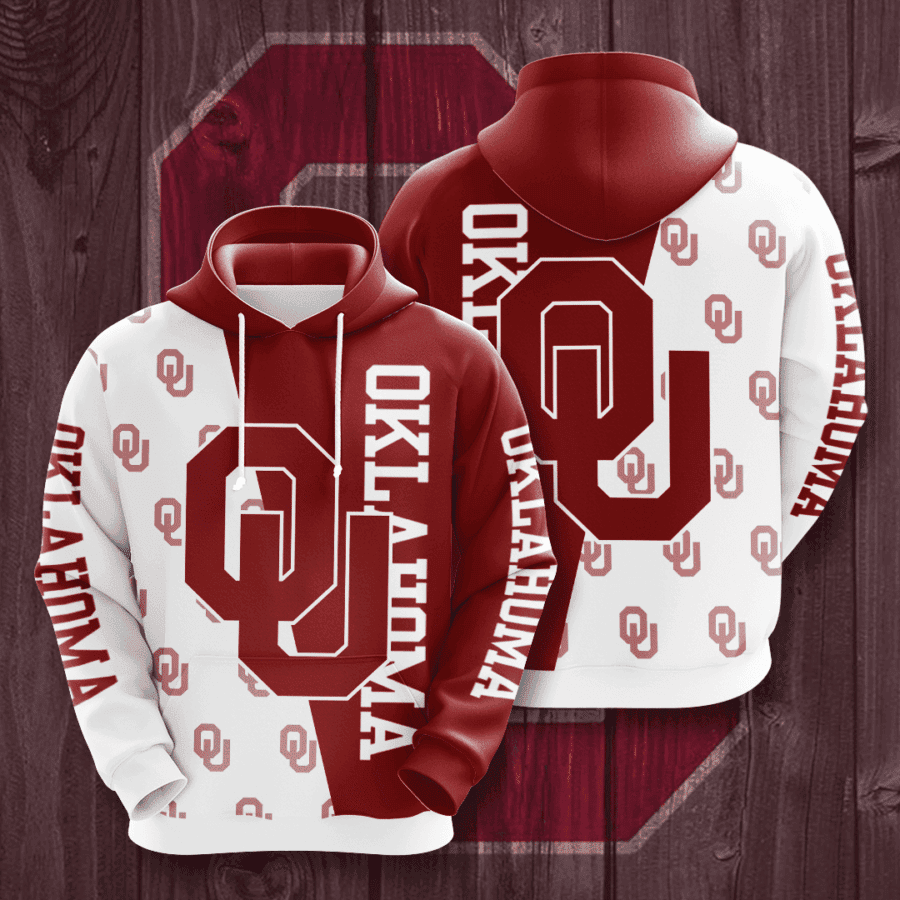 Oklahoma Sooners 3D All Over Print Hoodie, Zip Hoodie