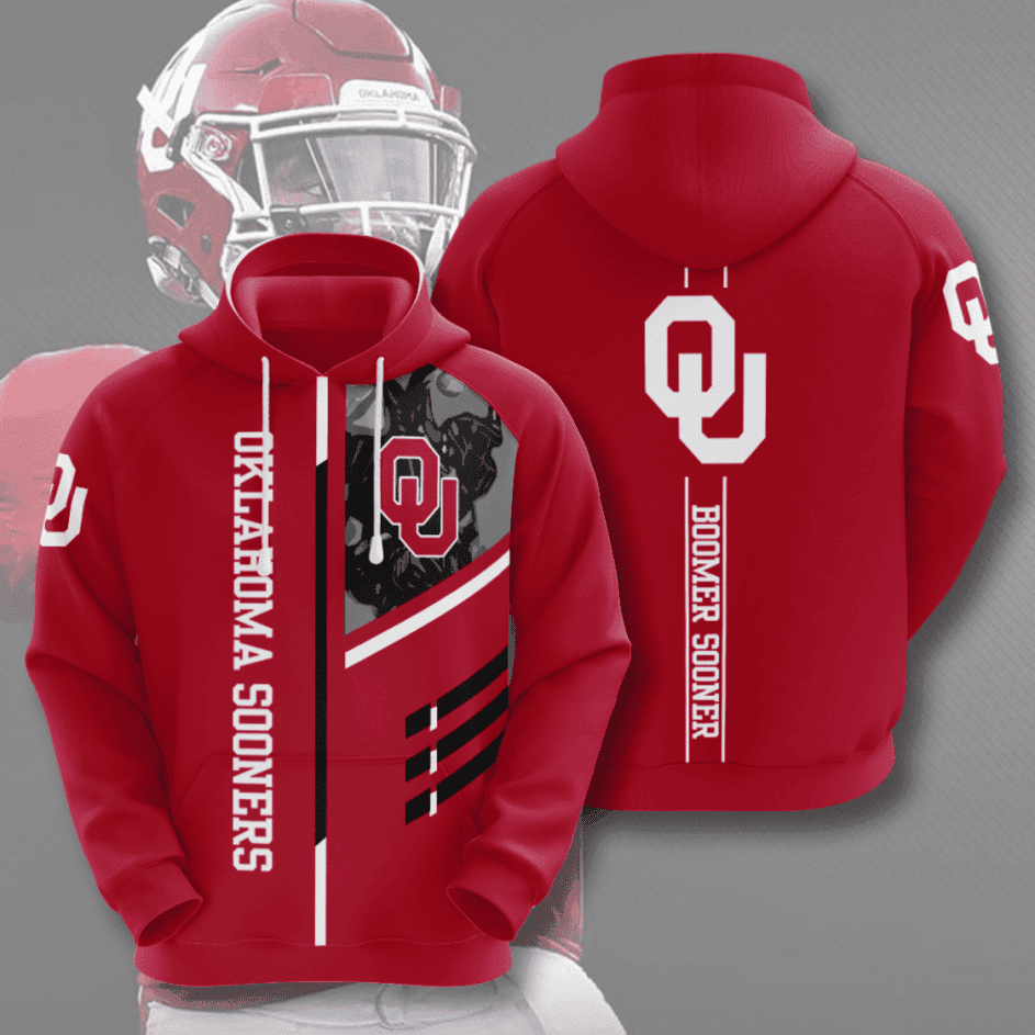Oklahoma Sooners American Football 3D All Over Print Hoodie, Zip Hoodie