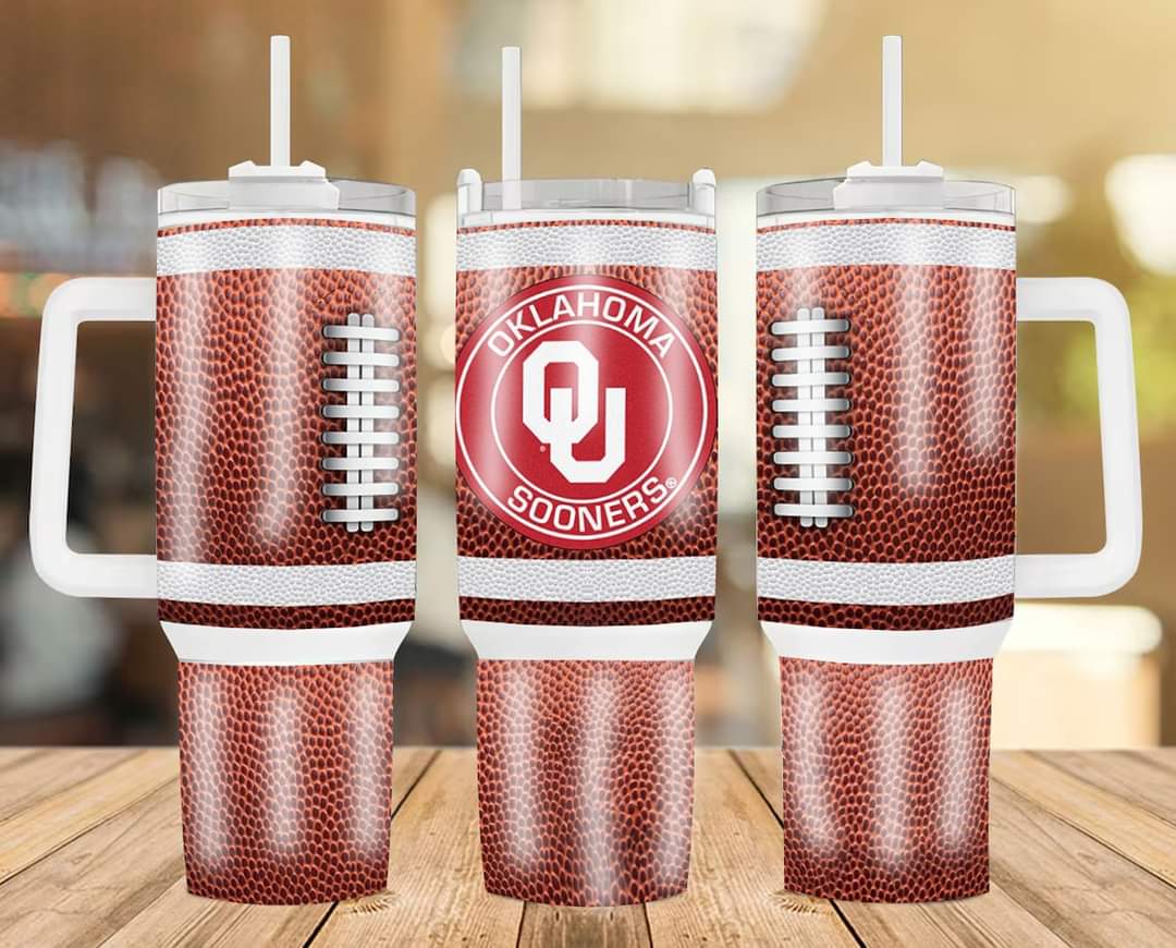 Oklahoma Sooners Football Team NCAA Custom Stanley Cup 40 oz 30 oz Tumbler With HandleTVC2301232