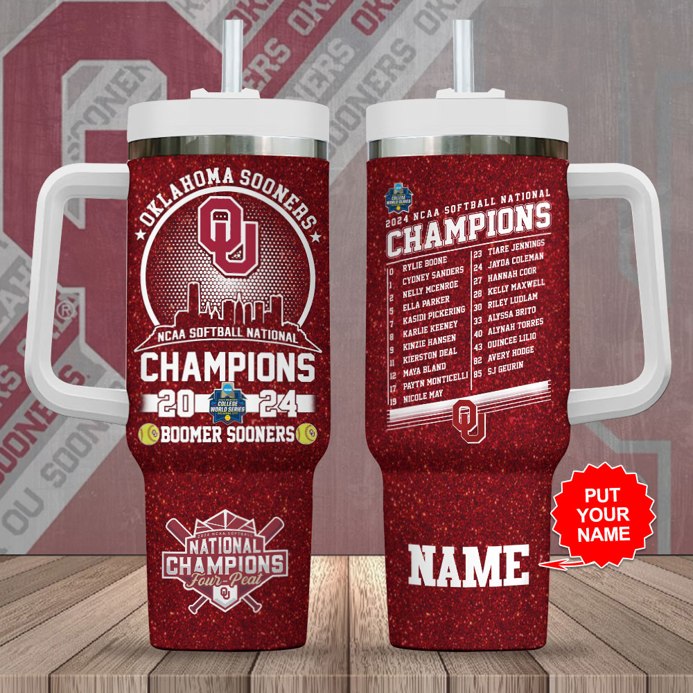 Oklahoma Sooners NCAA Custom Stanley Cup 40 oz 30 oz Tumbler With HandleTVC2301719