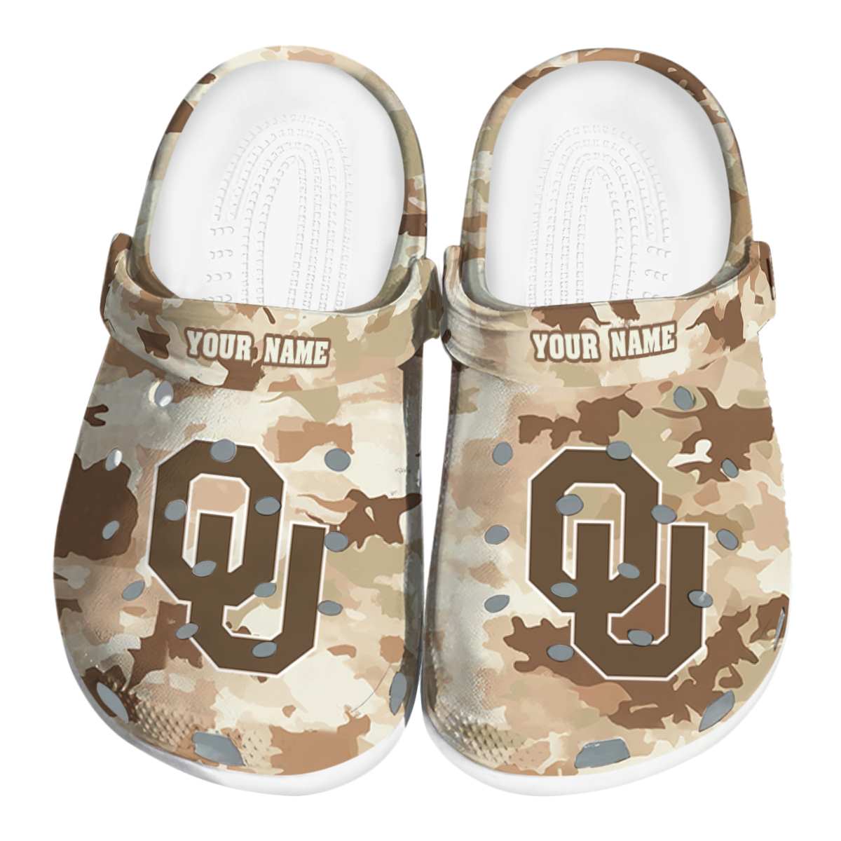 Oklahoma Sooners NCAA Sport Crocs Crocband Clogs Shoes Comfortable For Men Women and Kids