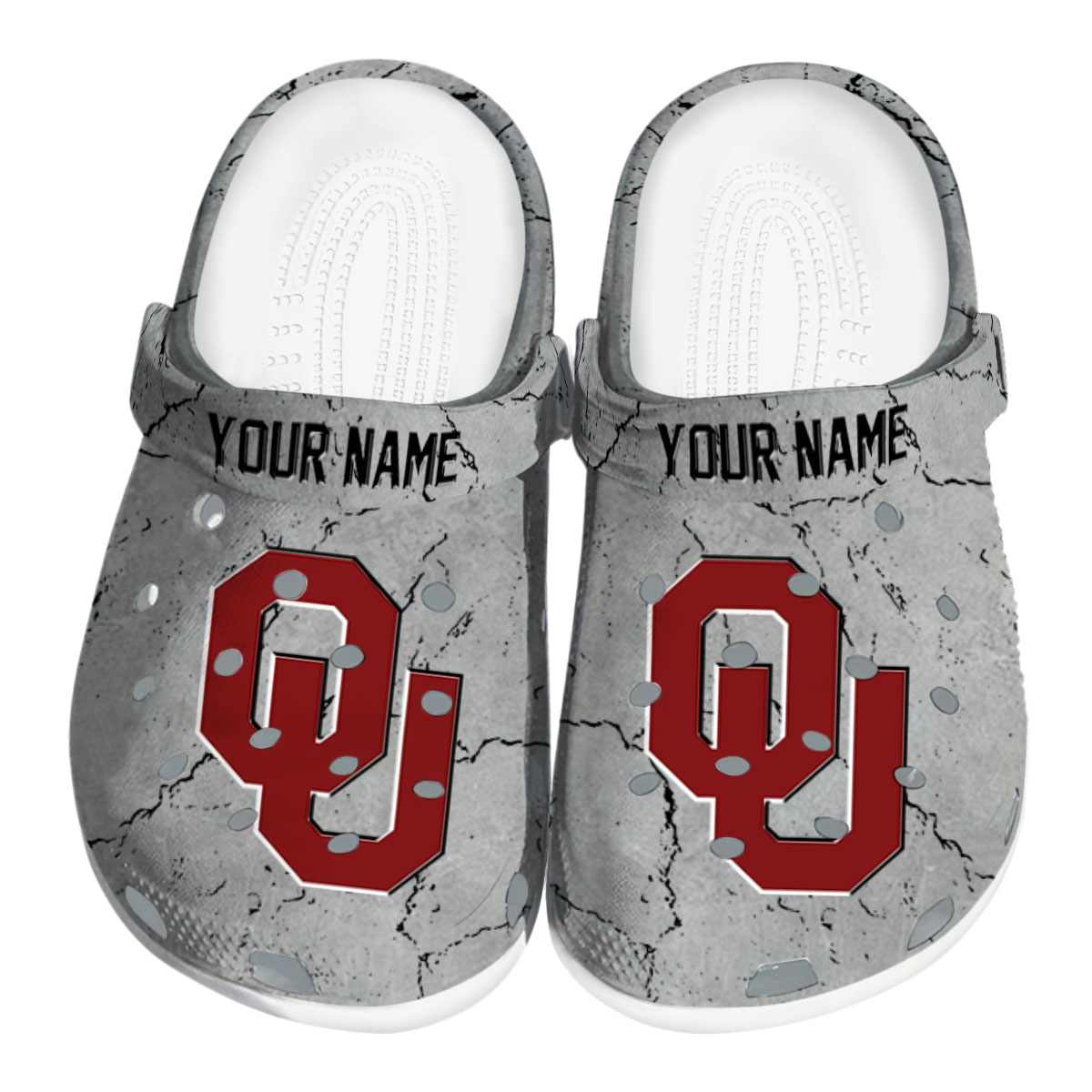 Oklahoma Sooners NCAA Sport Crocs Crocband Clogs Shoes Comfortable For Men Women and Kids