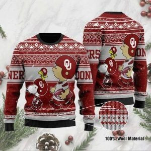 Oklahoma Sooners Ugly Christmas Sweater Adult 3D Funny Matching for family