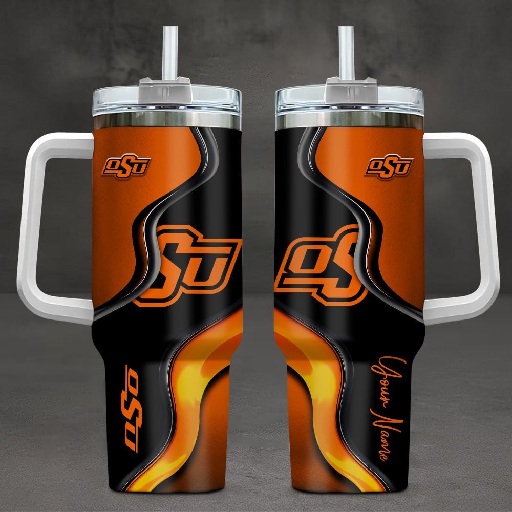 Oklahoma State Cowboys NCAA Custom Stanley Cup 40 oz 30 oz Tumbler With HandleTVC2301103