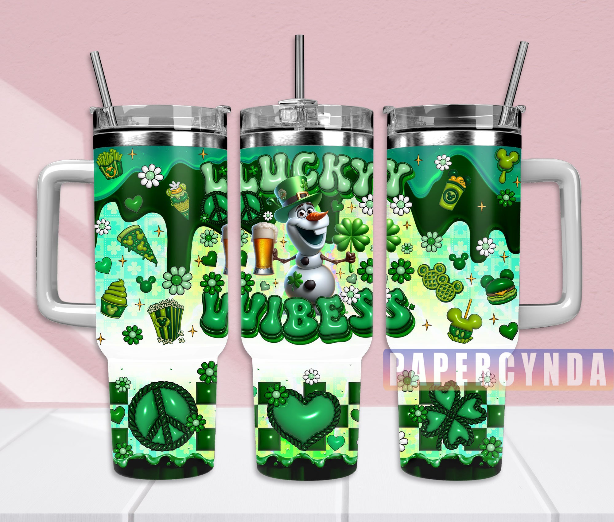 Olaf Frozen Custom Stanley Cup 40 oz 30 oz Tumbler With HandleTVC2301833