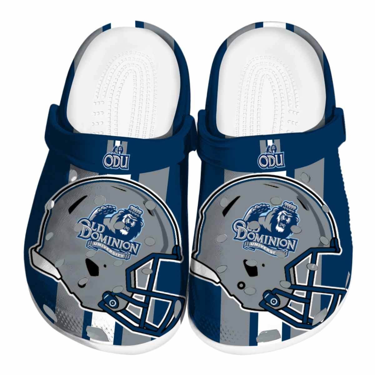 Old Dominion Monarchs NCAA Sport Crocs Crocband Clogs Shoes Comfortable For Men Women and Kids