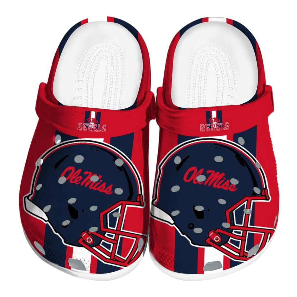 Ole Miss Rebels Helmet Stripes ClogTVC1801793
