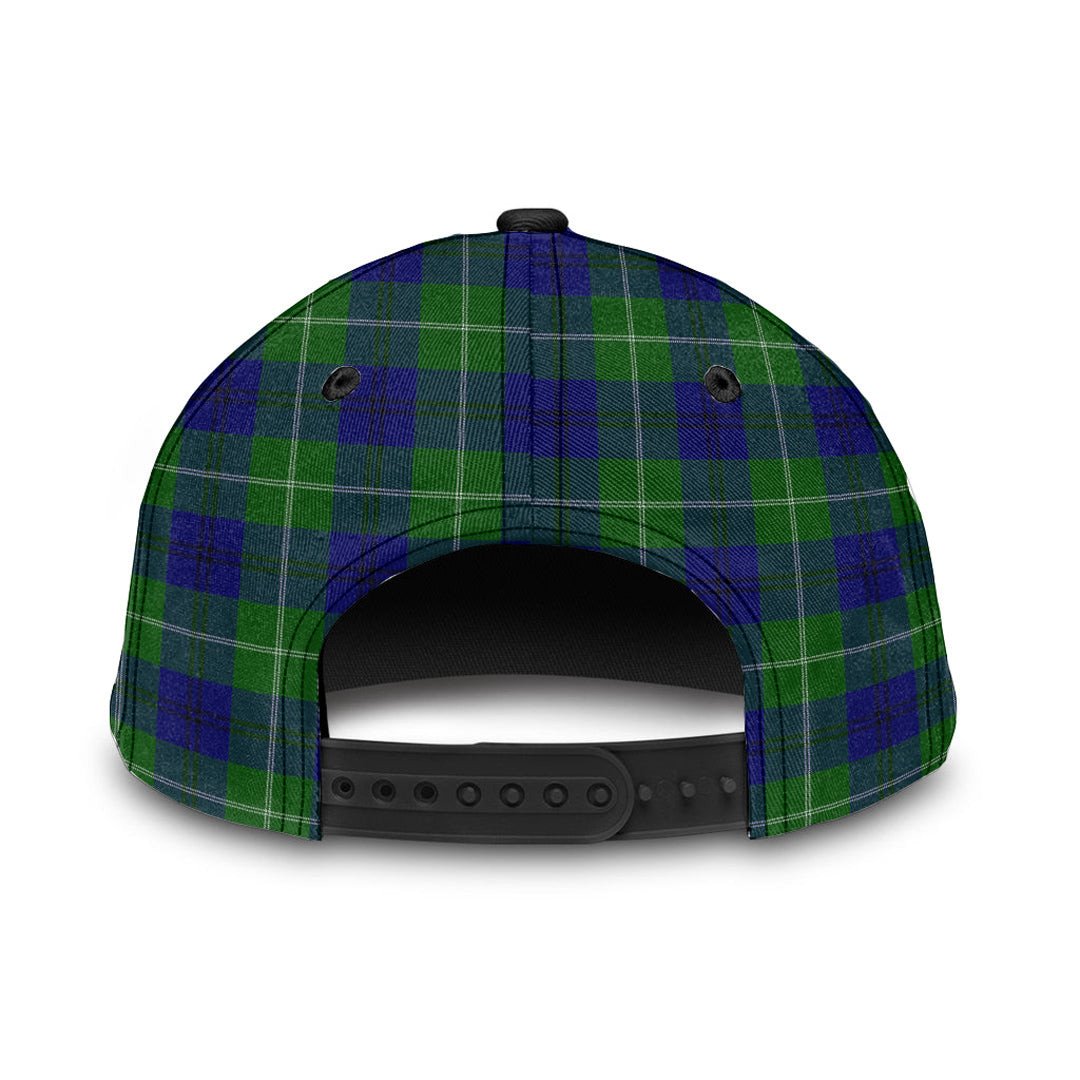 Oliphant Modern Tartan Baseball Cap, Tartan Plaid Cap with Family Crest K23 Trucker Hats Custom Hats Gifts For Men & Women