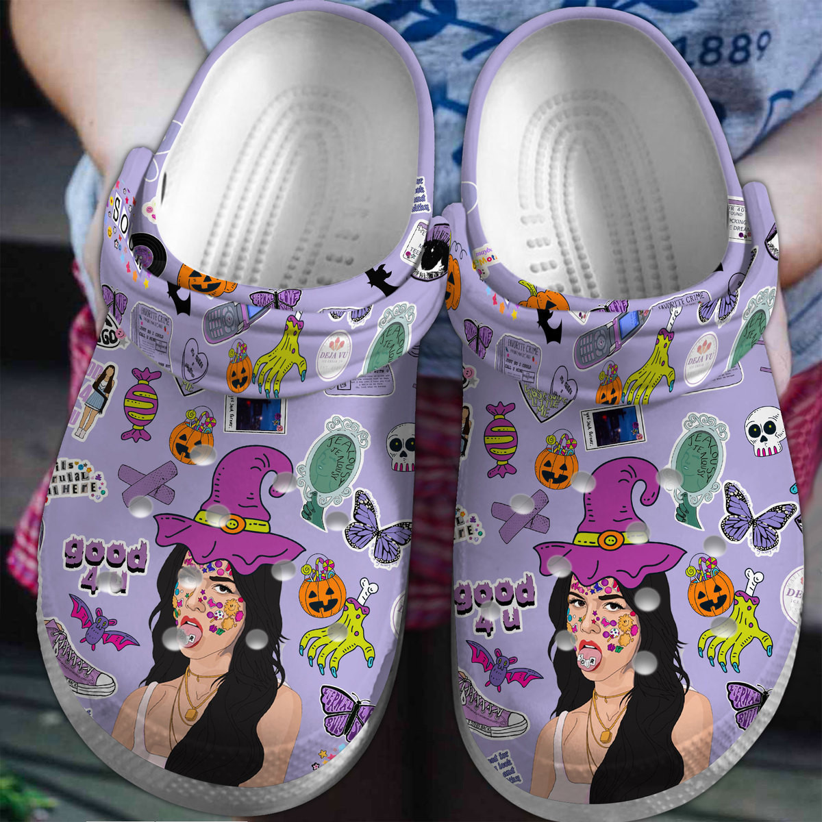 Olivia Rodrigo Music Crocs Crocband Clogs Shoes Comfortable For Men Women and Kids