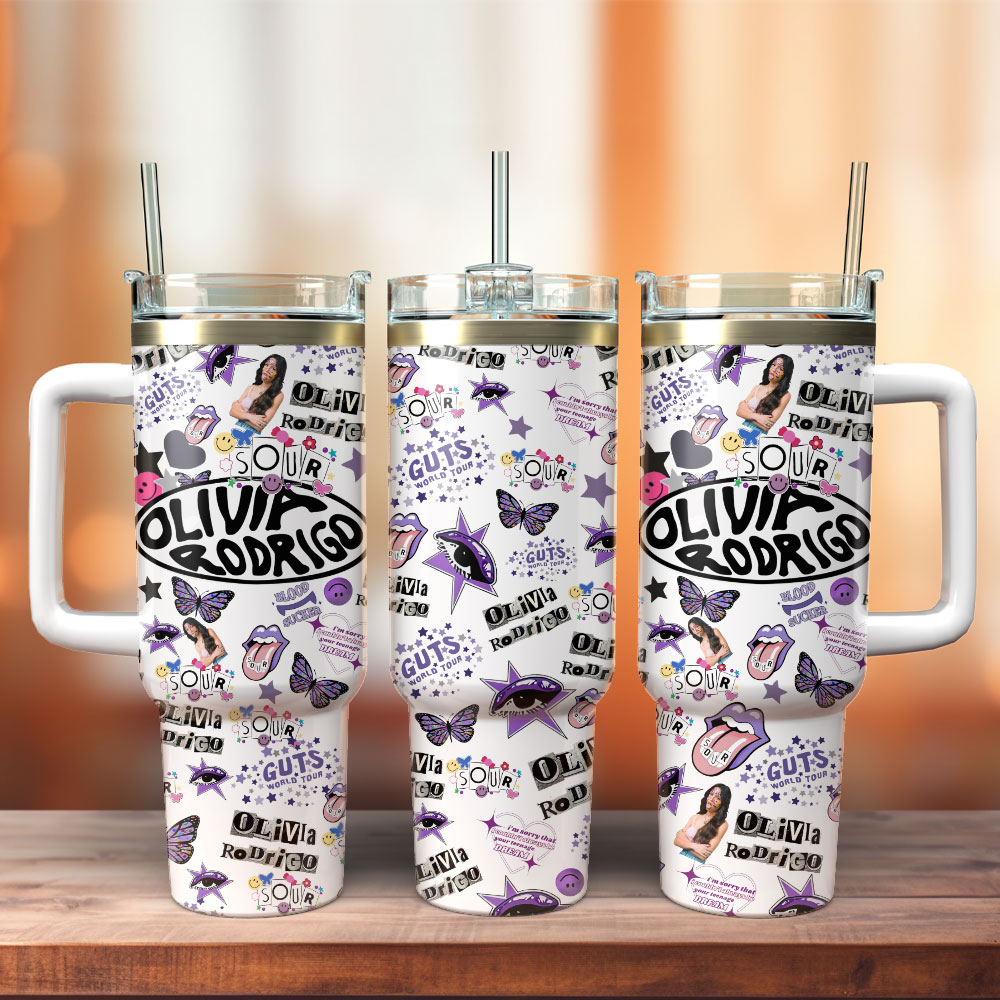 Olivia Rodrigo Music Custom Stanley Cup 40 oz 30 oz Tumbler With HandleTVC2301245