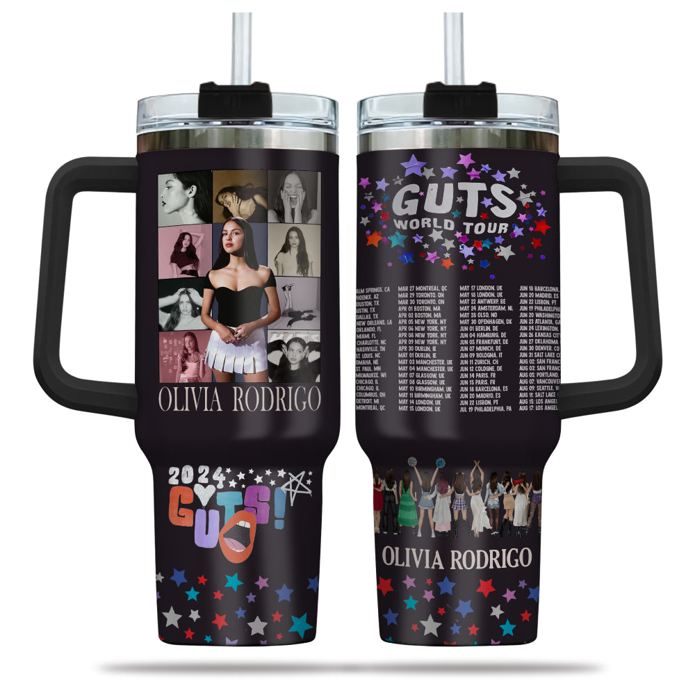 Olivia Rodrigo Music Custom Stanley Cup 40 oz 30 oz Tumbler With HandleTVC2301539 - Image 2