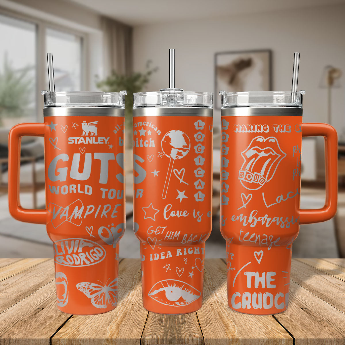 Olivia Rodrigo Music Custom Stanley Cup 40 oz 30 oz Tumbler With HandleTVC2301539