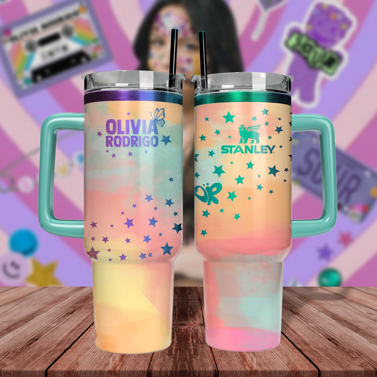Olivia Rodrigo Music Custom Stanley Cup 40 oz 30 oz Tumbler With HandleTVC2301540