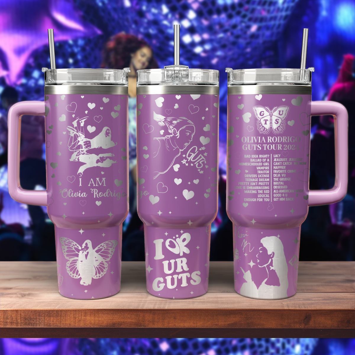 Olivia Rodrigo Music Custom Stanley Cup 40 oz 30 oz Tumbler With HandleTVC2301542