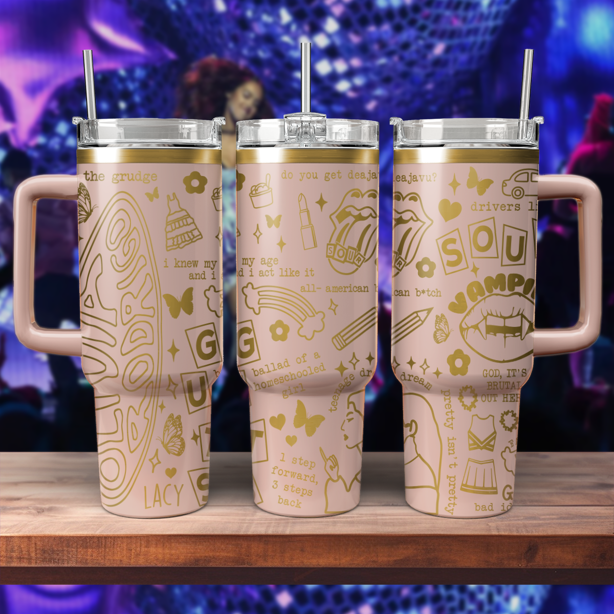 Olivia Rodrigo Music Custom Stanley Cup 40 oz 30 oz Tumbler With HandleTVC2301803