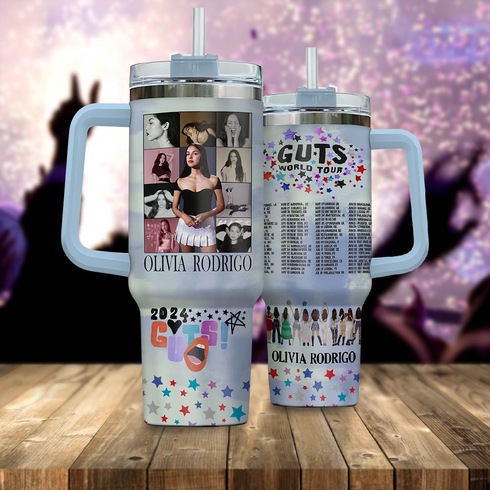 Olivia Rodrigo Music Custom Stanley Cup 40 oz 30 oz Tumbler With HandleTVC2301803