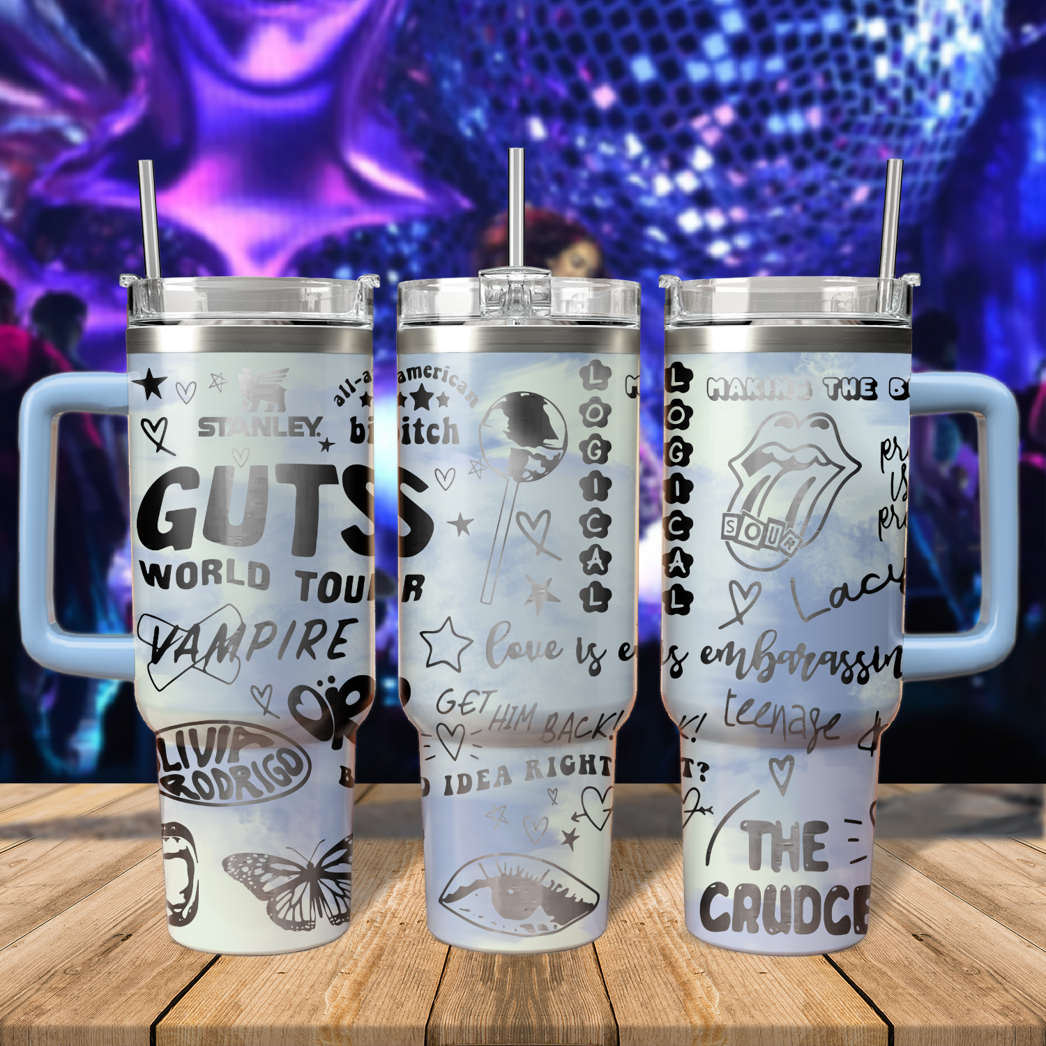 Olivia Rodrigo Music Custom Stanley Cup 40 oz 30 oz Tumbler With HandleTVC2301803