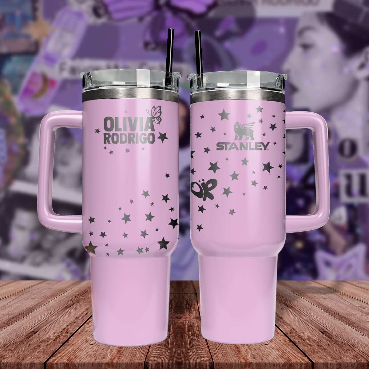 Olivia Rodrigo Music Custom Stanley Cup 40 oz 30 oz Tumbler With HandleTVC2301803