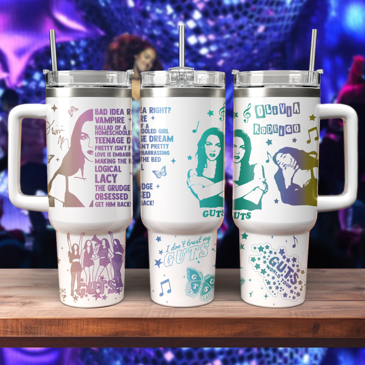 Olivia Rodrigo Music Custom Stanley Cup 40 oz 30 oz Tumbler With HandleTVC2301803