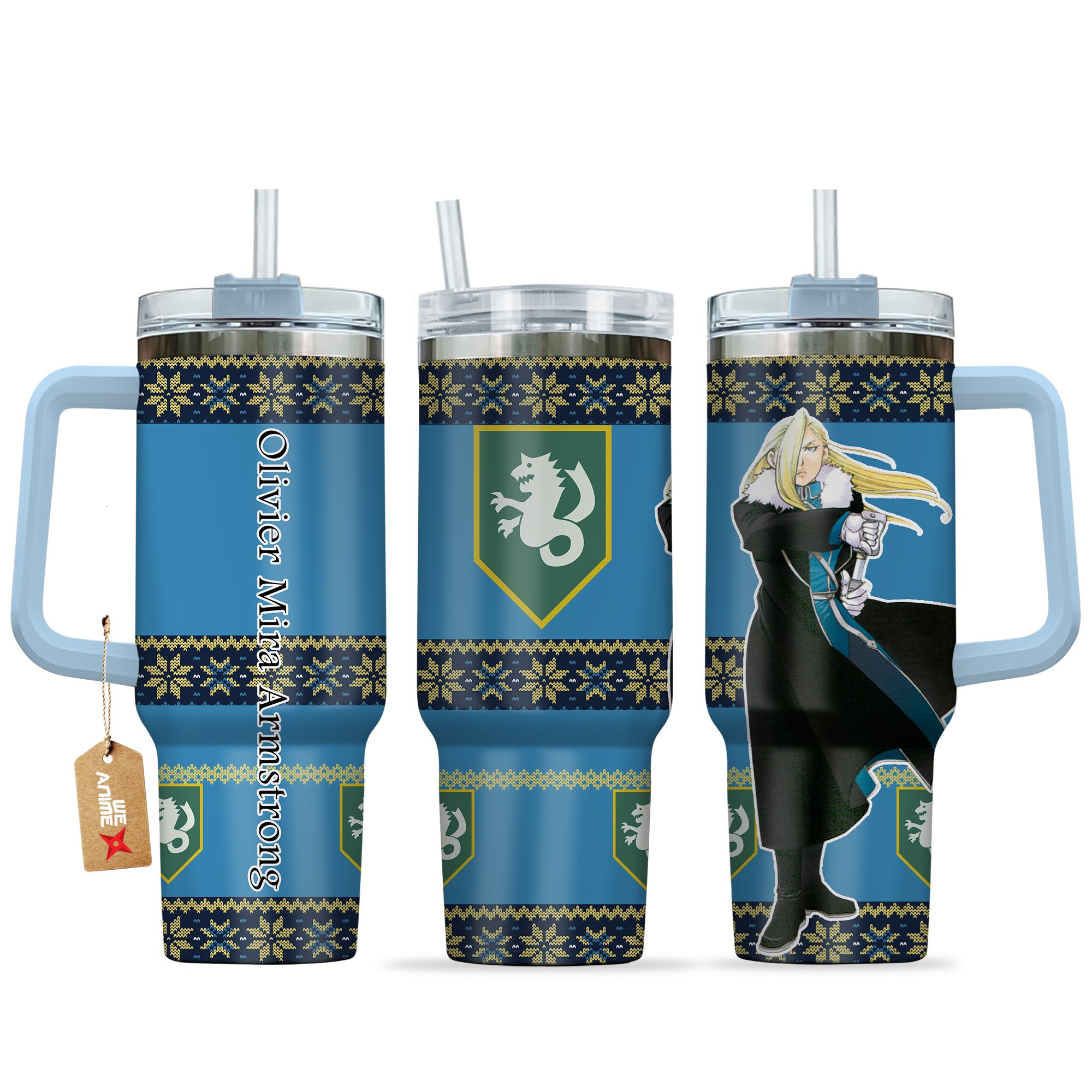 Olivier Mira Armstrong Fullmetal Alchemist Anime Custom Stanley Cup 40 oz 30 oz Tumbler With HandleTVC2301166