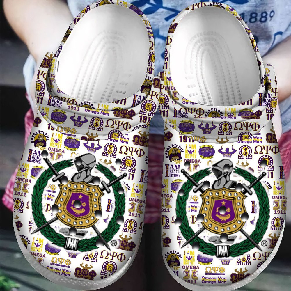 Omega Psi Phi Classic Clogs Shoes