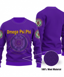 Omega Psi Phi Limited Ugly Christmas Sweater Adult 3D Funny Matching for family