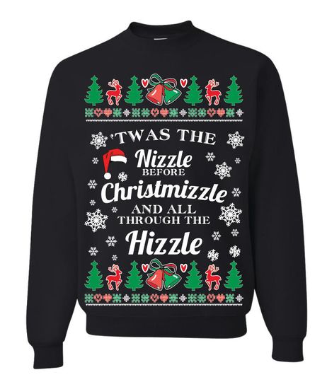 OnCoast 'Twas The Nizzle Before Christmizzle and All Through | Ugly Christmas Sweater - Image 10