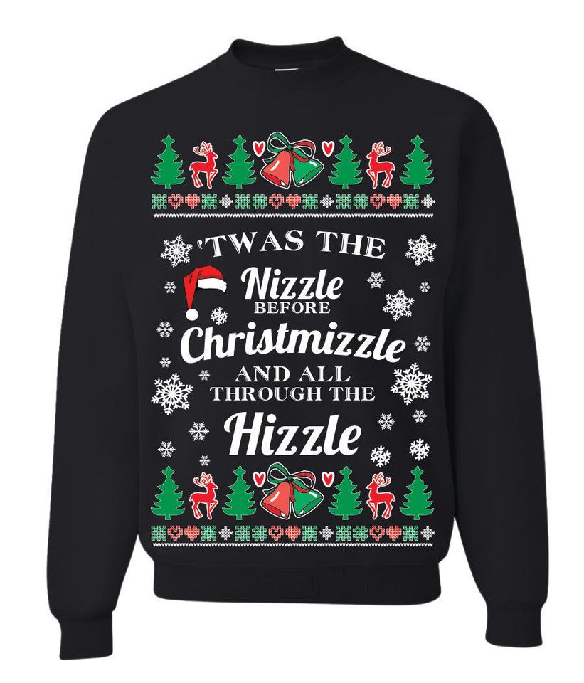 OnCoast 'Twas The Nizzle Before Christmizzle and All Through | Ugly Christmas Sweater - Image 2